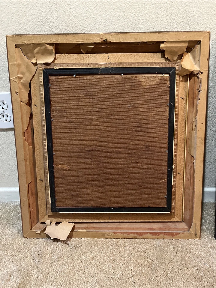 2 Original Vintage Original Modern Surrealist Oil Paintings, Charles BRAGG '60s - Image 4 of 4