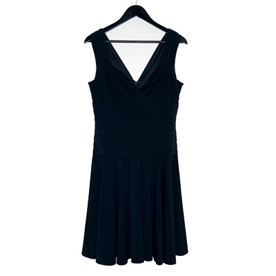 black mini flowy dresses Shiny Tassels Embellished Tulle Plunge Flowy Mini Dress Cross Back – sunifty main image 1
