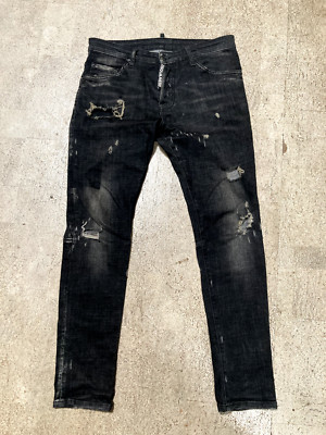 Nice & Cool! Dsquared2 Tidy Biker Black Denim Jeans_Spring 2020_46