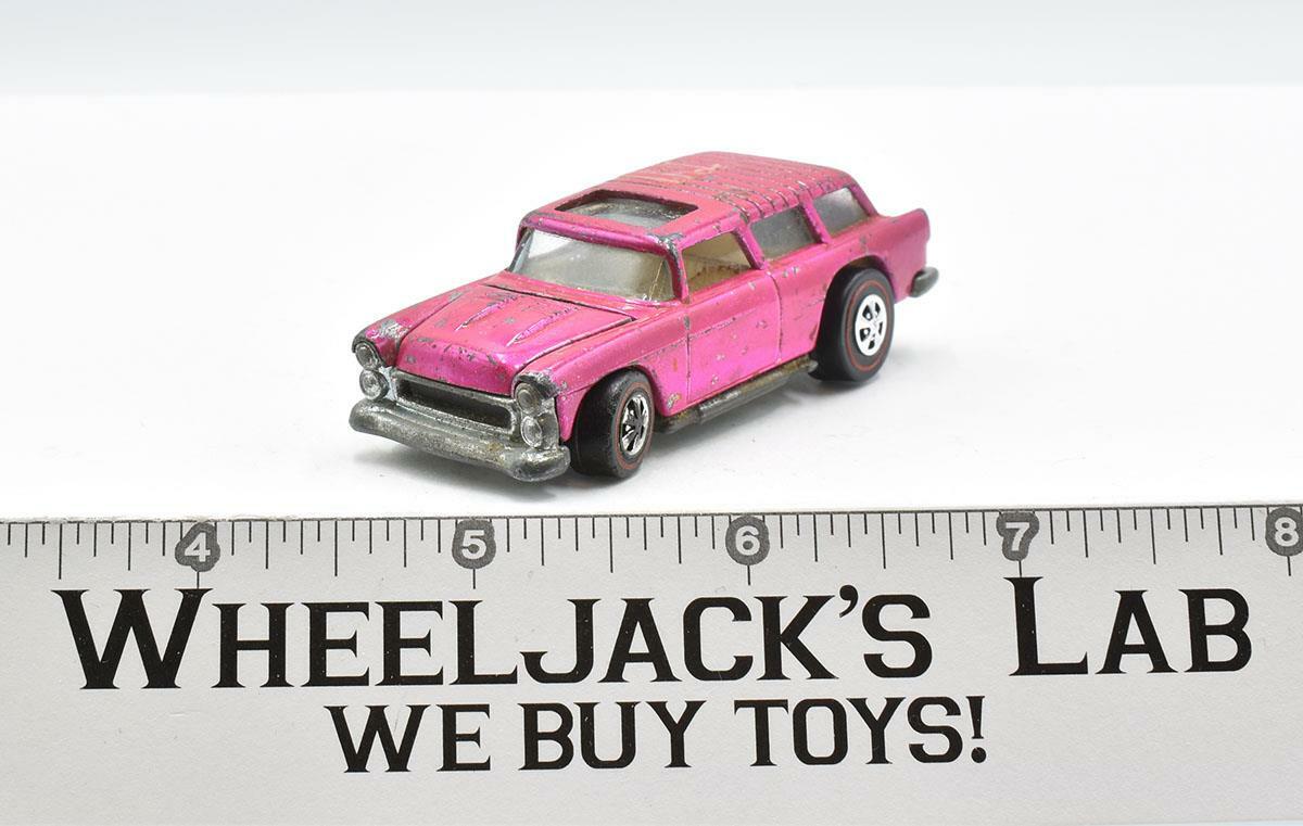 Classic Nomad Hot Pink 1969 Hot Wheels Mattel Vintage Redline RL