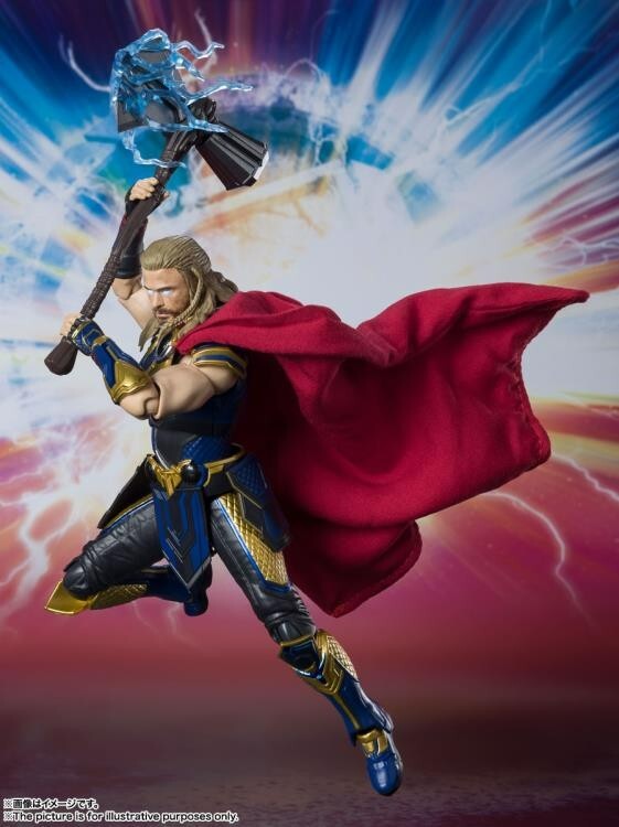 MARVEL THOR フィギュア 8個セット Marvel Thor Love and Thunder Deluxe Figurine Set 8 Figures New in
