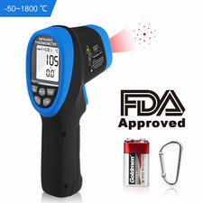 -50~1800℃ Non Contact Pyrometer High Temperature Infrared Thermometer Gun