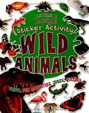Wild Animals: Giant Sticker Book (Little and Large Sticker Activity Books)-Beli