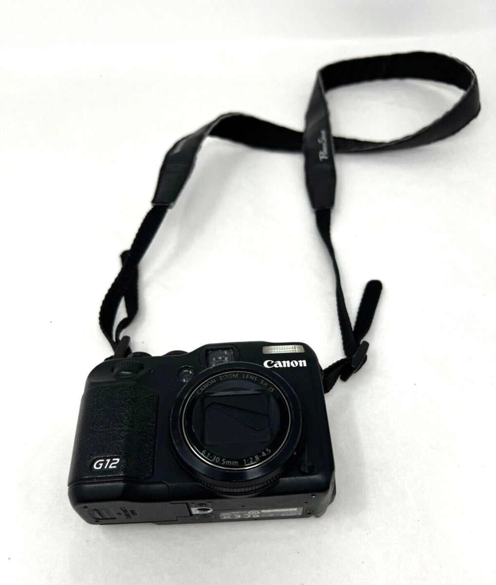 Canon PowerShot G12 10.0MP Digital Camera - Black for sale Canon PowerShot G12 10.0MP Digital Camera - Black for sale