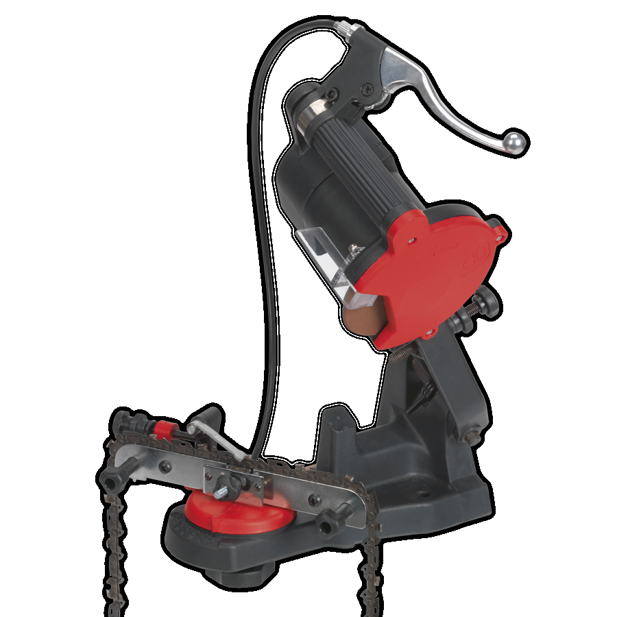 SEALEY 240v Bench Chainsaw Blade Sharpener Grinder Chain Saw inc Disc