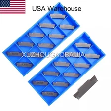 20 Pcs Carbide Inserts MGMN200-G for MGEHR/MGIVR Grooving Cut-Off Tool Holder