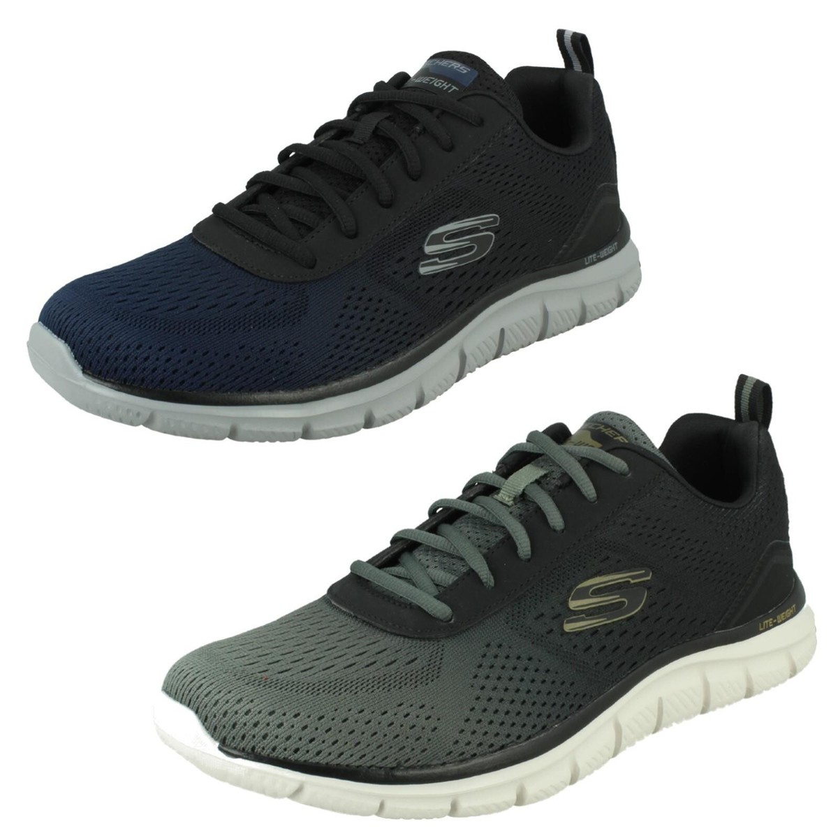 Herren SKECHERS Sport 'Track Ripkent '232399 Schnürer Memory Foam Turnschuhe