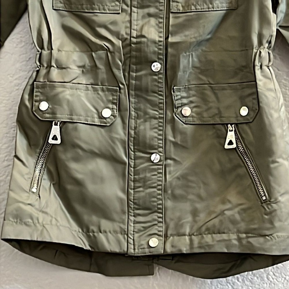NWT Urban Republic Olive Green Anorak Jacket | Girls Size 4
