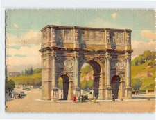 Postcard Arco di Constantino Rome Italy