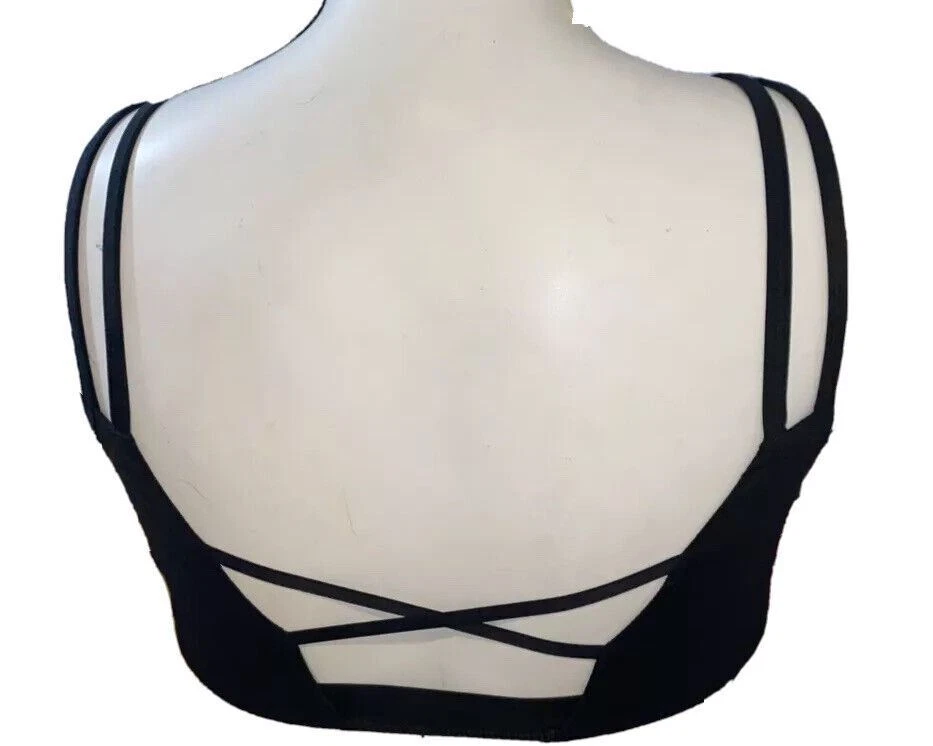 Sujetador de entrenamiento Reebok PlayDry Performance Crossfit ajustado acolchado (talla: L) Foto 2 de 4