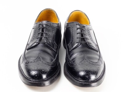 VINTAGE 1970s | FLORSHEIM IMPERIAL 8.5D BLACK LONGWING  display picture 1