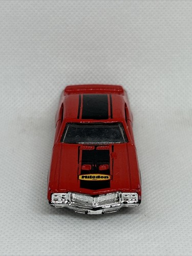 2008 Hot Wheels '70 Buick GSX Milodon Red Black Stripes 1:64 Toy Car Gold Wheels - Picture 2 of 5