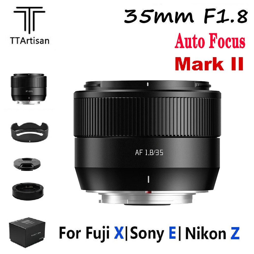 TTArtisan Auto Focus 35mm F1.8 Mark II Prime Lens For Fuji TTArtisan Auto Focus 35mm F1.8 Mark II Prime Lens For Fuji