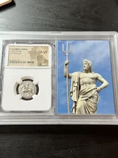 CALABRIA TARAS c. 280-240 BC AR Didrachm NGC VF Boy Dolphin Ancient (Slab2418)