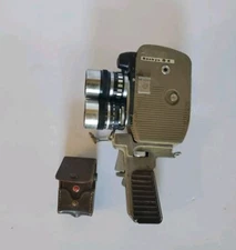 Vintage Sankyo 8-E Film Camera With Handgrip & Walz Movie Meter Bundle