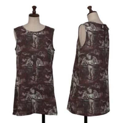Jean Paul GAULTIER CLASSIQUE Angel Print Cord Neck