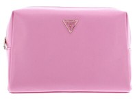 Guess Top Zip Cosmetic Bag Kulturbeutel Pink Rosa Neu
