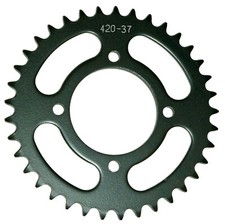 Yamaha TT-R50E rear sprocket (1973-1980) 37t rear - 420 pitch, from stock