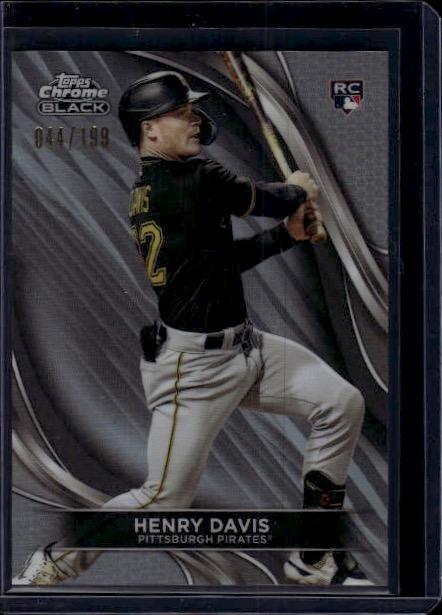 2024 Topps Chrome Black #41 Henry Davis Refractors /199