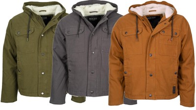 Classc Arbetsjacke Wnterjacke Arbetsjacke Herren Gefüttert Kapuze