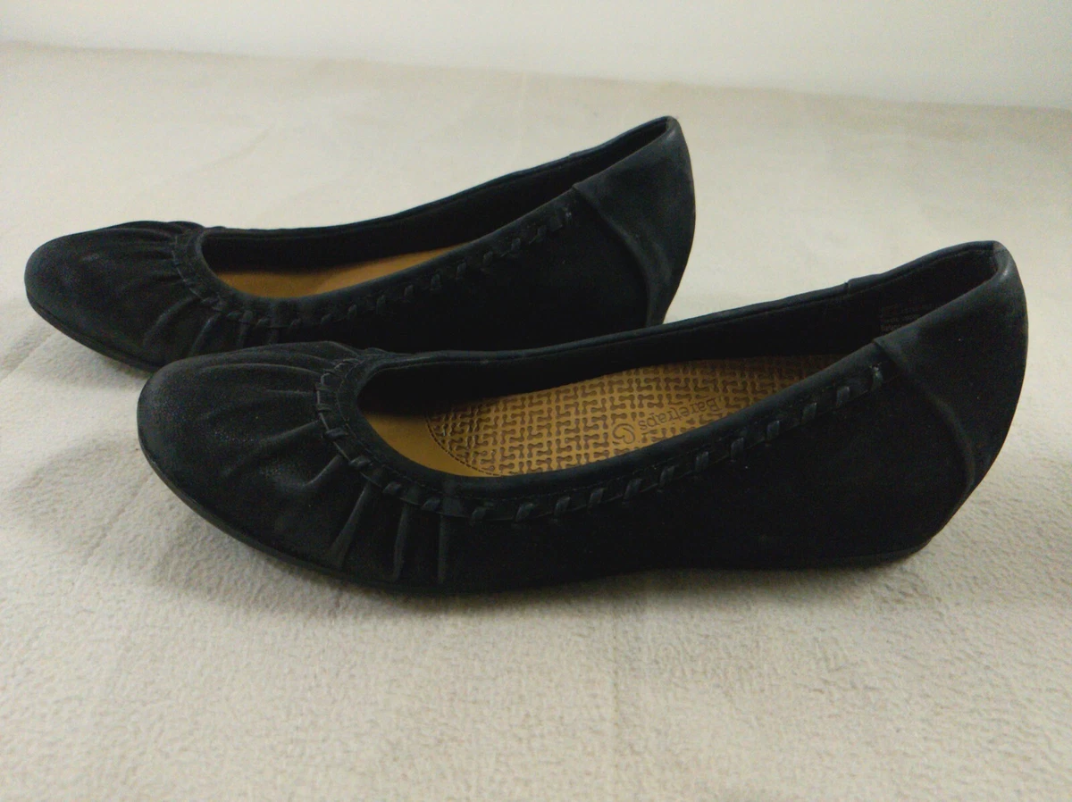 Baretraps Norma Womens Shoes Black 10 Medium Posture Hidden Low Wedge Slip On