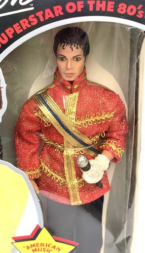 Michael Jackson Doll Superstar Of The 80s American Music Awards Outfit Open Box - Picture 4 of 12