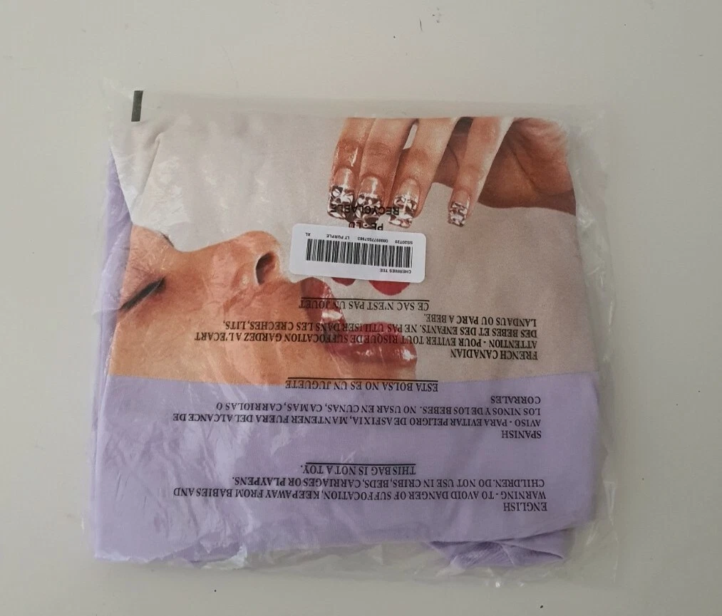 T shirt SS20 Supreme Cherries taille XL violet clair neuf et jamais ouvert
