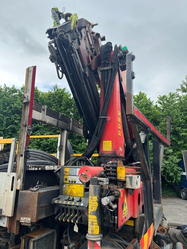 PALFINGER PK13001K CRANE 2017 PIPED FOR AUGER USED LIGHT FIRE DAMAGE HIAB ATLAS - Picture 5 of 16