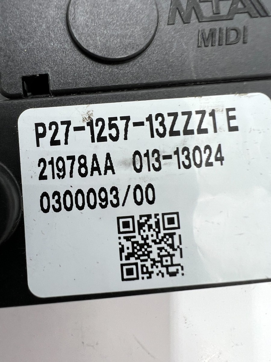 MTA P27-1257-12ZZZ1 E, 21978AA, 0133-1302410300093/00 Fuse Holder
