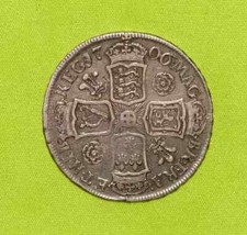 1706 R&P Silver HALF CROWN Coin Queen Anne (1702-14) (14.80grams)