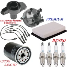 Tune Up Kit Filters Cap Spark plugs For CHRYSLER LEBARON L4; 2.2L 1990