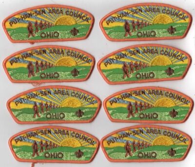 Put-Han-Sen Area Council Lot of 8 Shoulder Patches CSP [CSP-1791]
