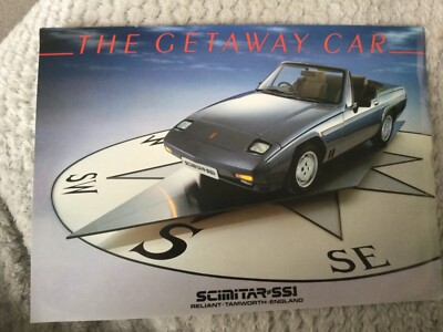 Reliant Scimitar SS1 Flyer  brochure in Excellent condition 1986