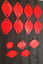 Big Block Chevy Cover Block Off Plate Kit Red - Portguardx