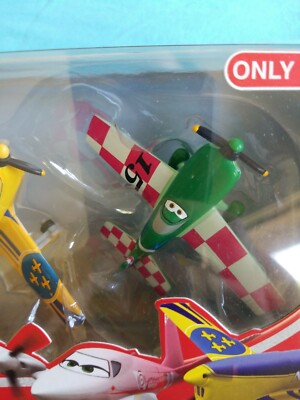 Disney Planes 4Pack Racers SUN WING, JAN KOWALSKI, GUNNAR VIKING