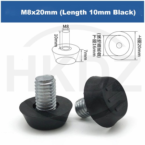 M6 M8 Adjustable Leveler Furniture Feet Screws Leveling Foot Without Insert Nuts - Picture 17 of 46