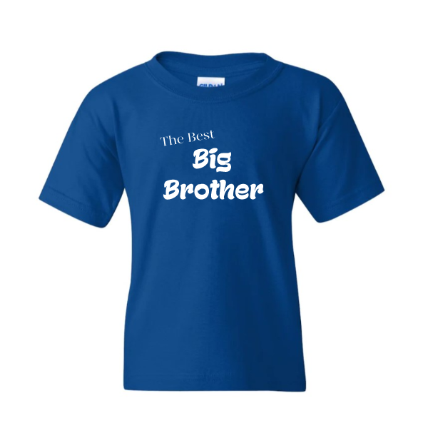 The Best Big Brother Kids T Shirt Short Sleeve XS-XL Siblings  