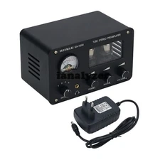 SA-1000 PJ MIAOLAI Hifi Audio Amplifier 4 In 2 Out Electric Tube Stereo Preamp