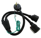 AC WORKS® 3ft Y-Adapter – NEMA 10-50P to Dual 5-20R with Circuit Breakers