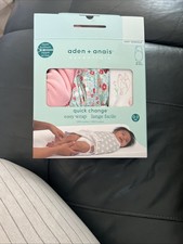 Aden Anais Essentials Quick Change Easy Wrap Swaddles 3-pk 0-3 Months