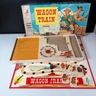 Vintage 1960 Wagon Train Board Game Milton Bradley 2-4 Players Wild West