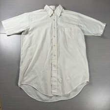 Vintage Penneys Towncraft Plus Shirt Mens Medium Short Sleeve Button Down 60s