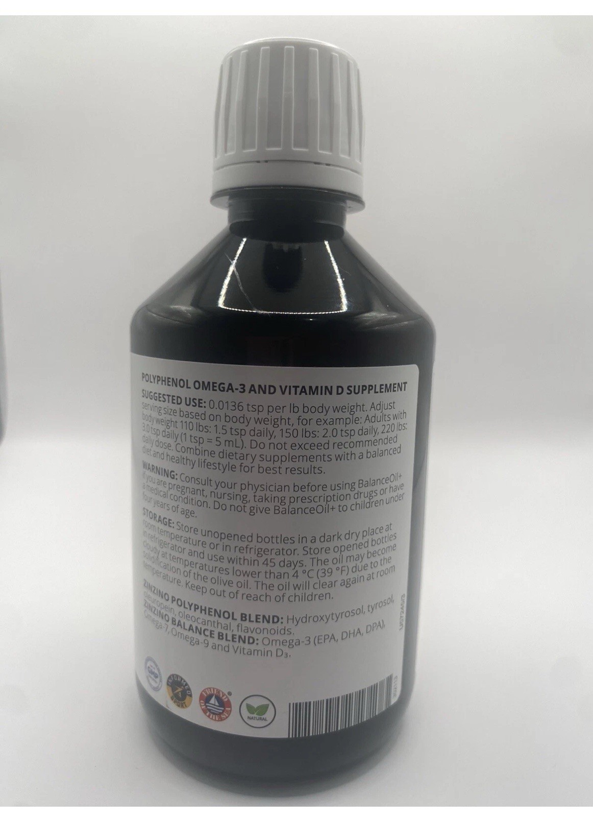 Zinzino - Balance Oil+ Orange Lemon Mint - 300 ml Exp 1/2027 (Ships from the US) thumbnail 2