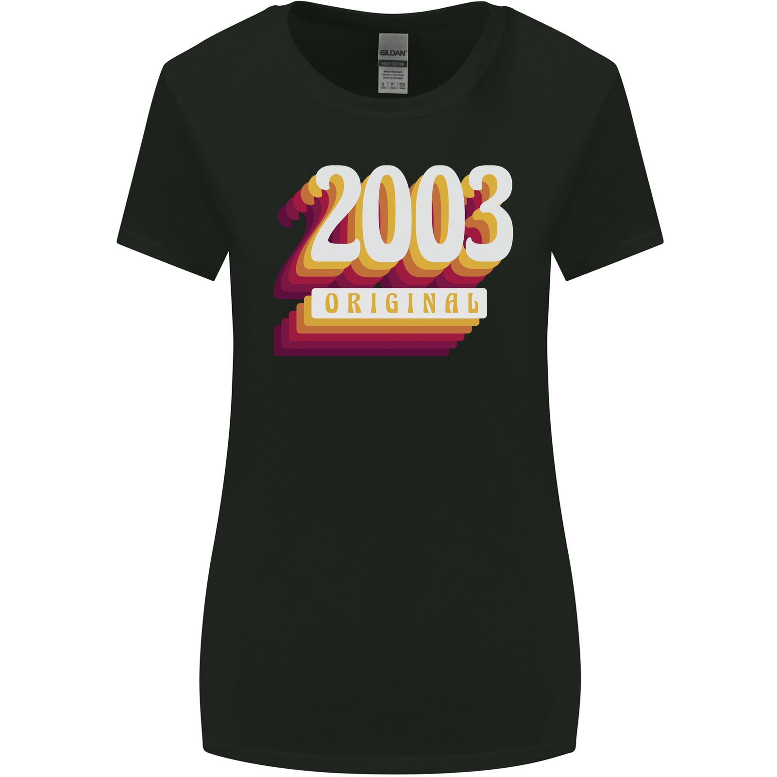 Camiseta Original De Mujer De Corte Amplio De 23 Años Retro 2003