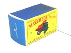 Reconstructed Original D Box for Lesney Matchbox # 2c Muir Hill Site Dumper