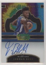 2017-18 Panini Select Rookie Signatures Tie-Dye Prizm 13/25 Jordan Bell Auto 1b8