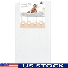 Portable Crib Mattress Extra Firm Waterproof Greenguard Certified 3 Inch New