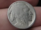 1914 D Buffalo Nickel 5 Cent Piece- Denver, Good Reverse Details