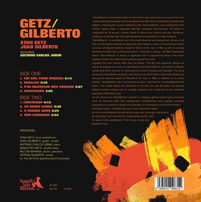 João Gilberto, Stan Getz, Antonio Carlos Jobim – Getz/Gilberto LP
