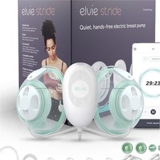 Elvie Stride Hospital-Grade Double Electric Breast Pump Hands-Free Wearable
